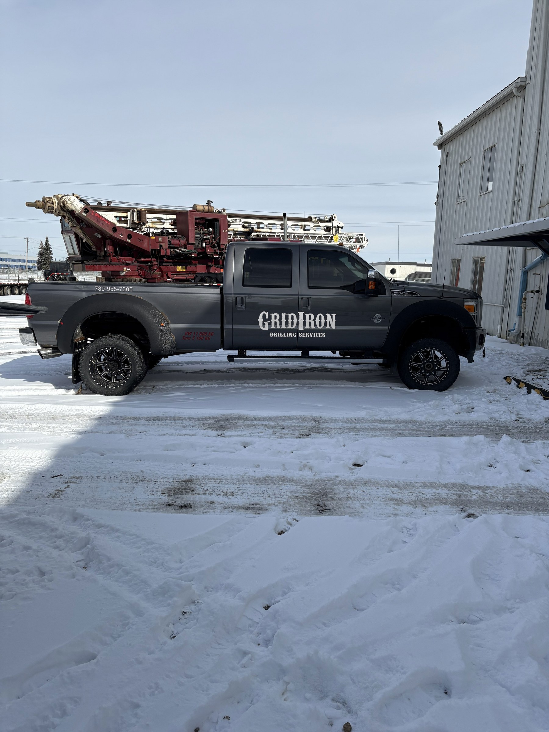 Gridiron Drilling Services Truck Graphics