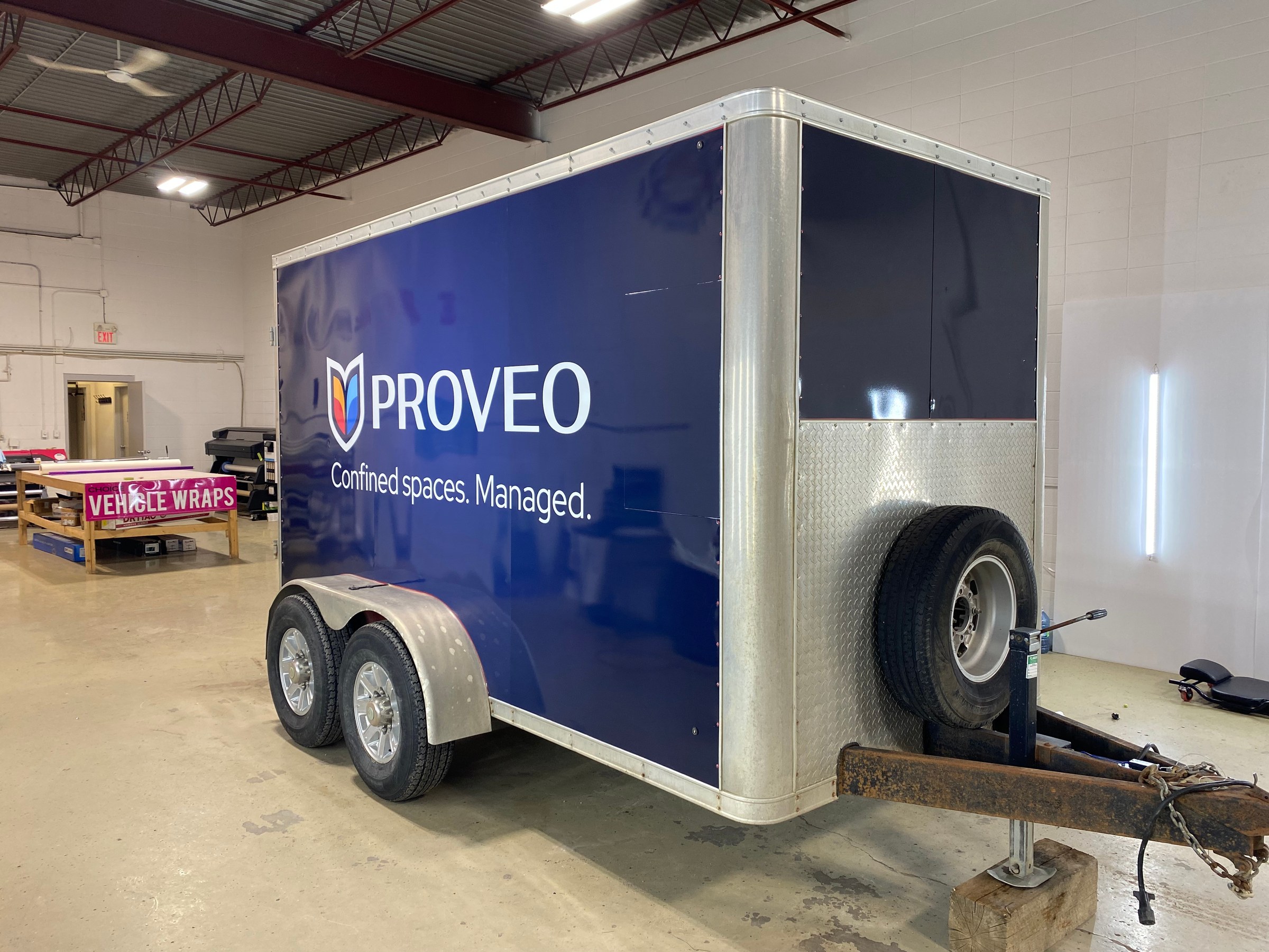 Proveo Cargo Trailer Wrap